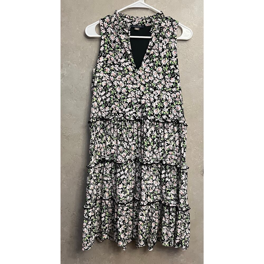 Tommy Hilfiger Floral Multi-Color Tiered Shift Dress Size 6 Womens Sleeveless - Picture 8 of 13